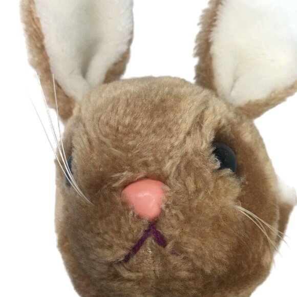 Vtg 77 Dakin 10" Hugging Plush Bunnie Rabbits Bunnies Stuffed Animals Snuggling - Picture 11 of 13